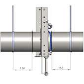 Clapet pneumatique étanche, Ø 120 mm