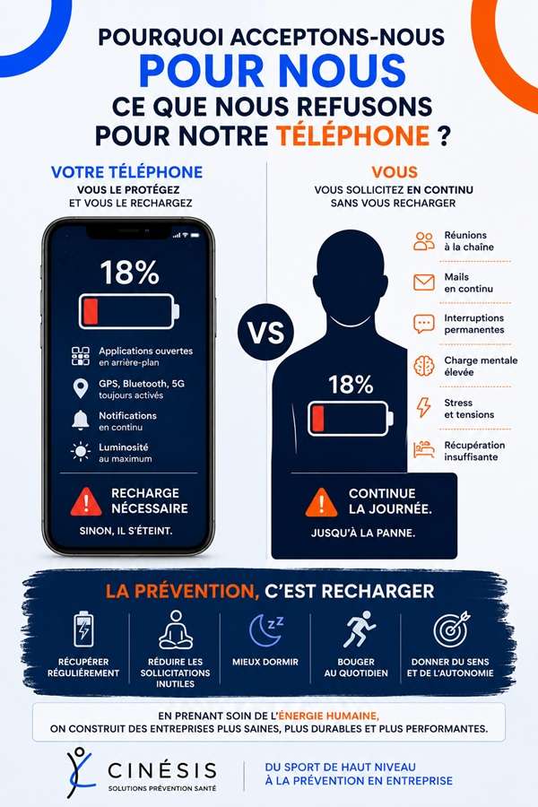 Et si nous gérions notre énergie comme les sportifs de haut niveau ?