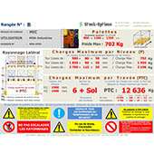 Plaques de charge