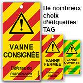 Etiquettes de consignation -TAG