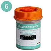 Test urinaire 6 drogues format CUP