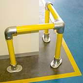 Arceau de protection d'angle haute visibilité – 0.5m