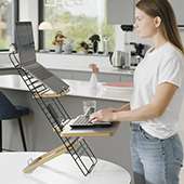 Bureau mobile pour le télétravail