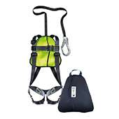 Harnais anti chute avec longe sangle 1 m
