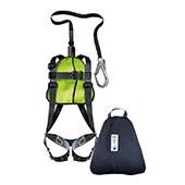 Harnais anti chute avec longe sangle 2 m