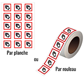 Pictogramme SGH03 Matières comburantes