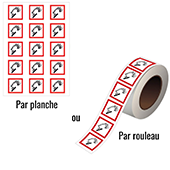 Pictogramme SGH05 Matières corrosives