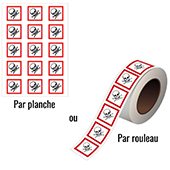 Pictogramme SGH06 Matières toxiques