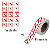 Pictogramme SGH07 Danger pour sensibilisation cutanée, inhalation, corrosion ou irritation des yeux