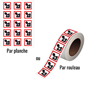 Pictogramme  SGH08 Risques mutagènes, respiratoires, cancérigènes ou la reproduction