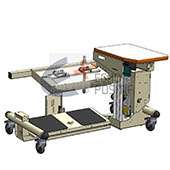 Bâti ergonomique pour machine de type pilier